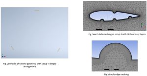 Near blade mesh setup