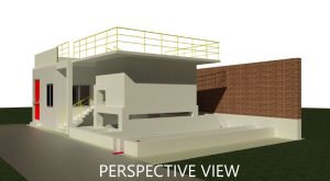 3D perspective view