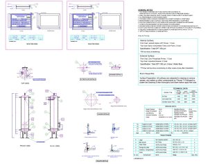 Filter vessel fabrication drawing